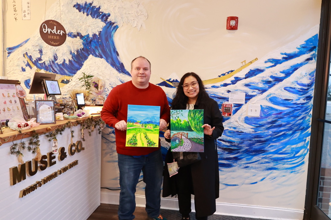 Paint & Boba at Muse & Co.