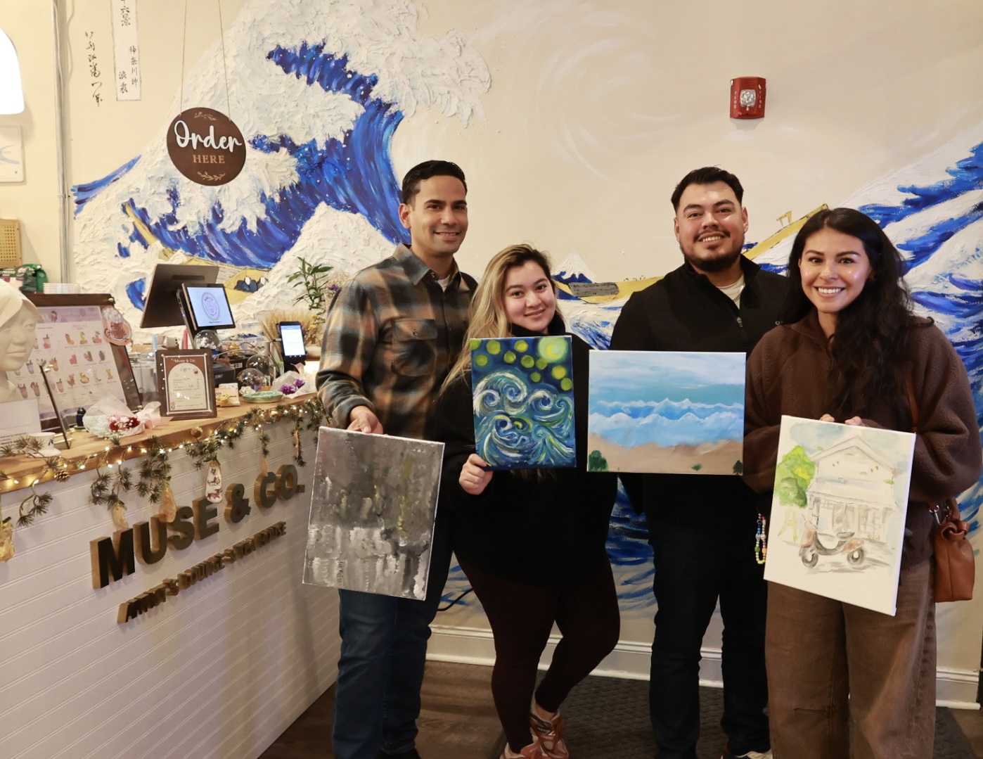 Paint & Boba at Muse & Co.
