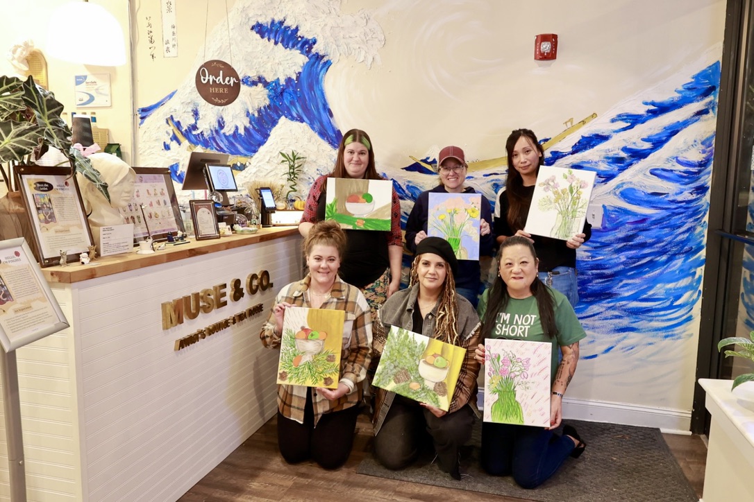 Paint & Boba at Muse & Co.