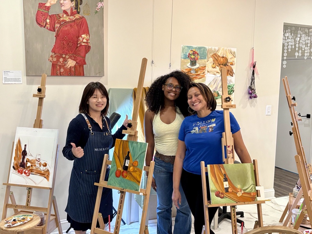 Paint & Boba at Muse & Co.