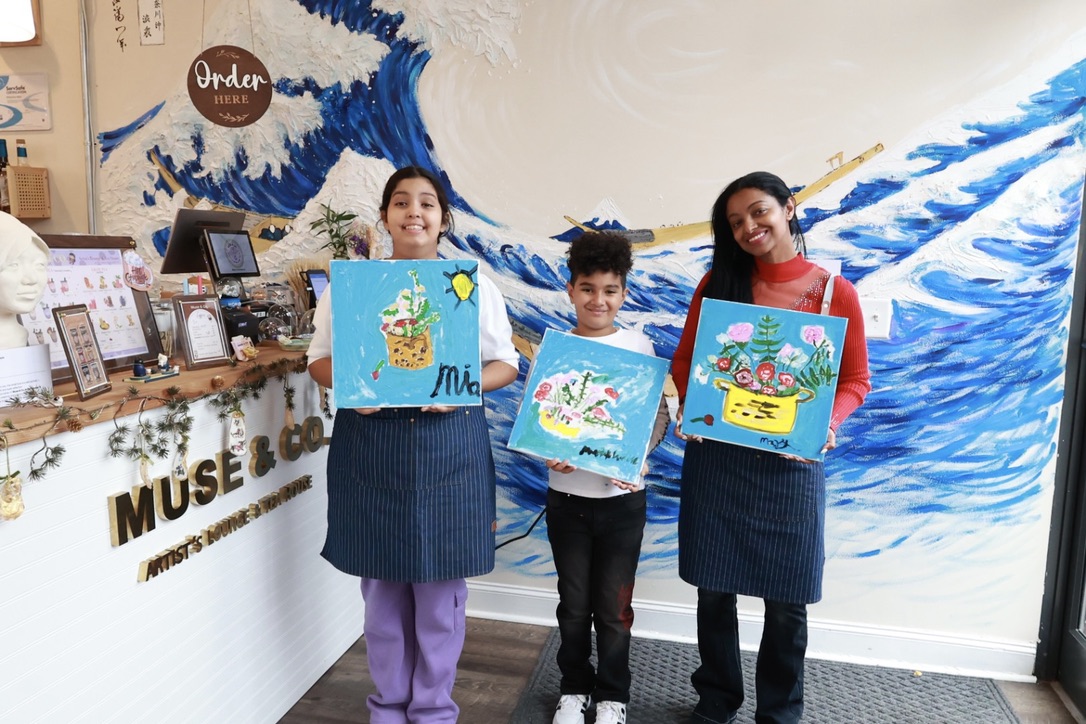 Paint & Boba at Muse & Co.